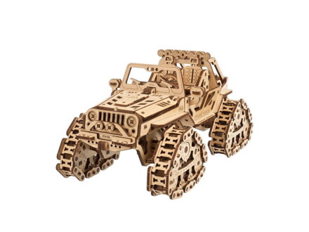 Ugears 3D drevené mechanické puzzle Tracked Off-Road Vehicle