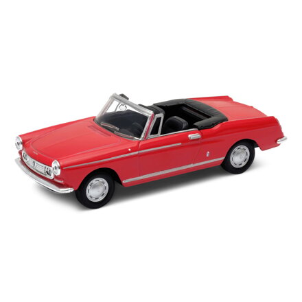Welly Peugeot 404 1:34 kabriolet biely