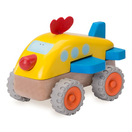 Wonderworld Drevené mini lietadlo Kurča