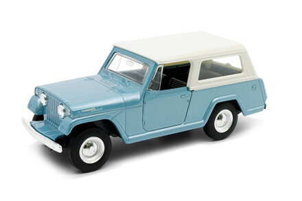 Welly 1967 Jeep Jeepster Commando Station Wagon model 1:34 žltý