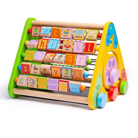 Bigjigs Toys Aktívny trojuholník s angličtinou