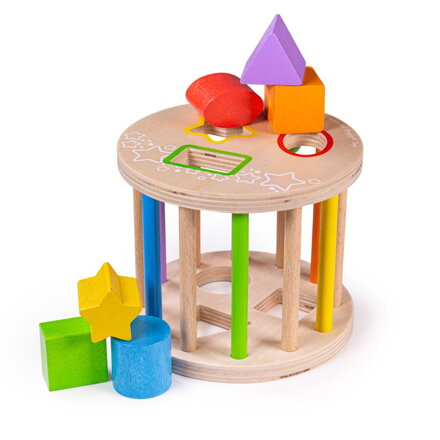 Bigjigs Toys Vhadzovanie tvarov do valca