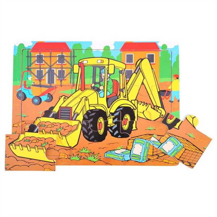 Bigjigs Toys Puzzle Bager 9 ks