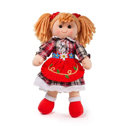 Bigjigs Toys Látková bábika Mandie - 34 cm