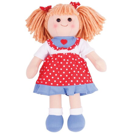Bigjigs Toys Látková bábika Emily - 34 cm