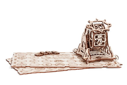 Wood Trick 3D mechanické puzzle - Koleso šťastia 53 ks