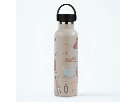 Termofľaša 600 ml Cats Taupe