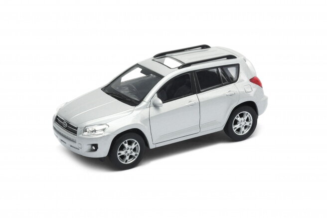 Welly - Toyota RAV 4 model 1:34 stříbrná