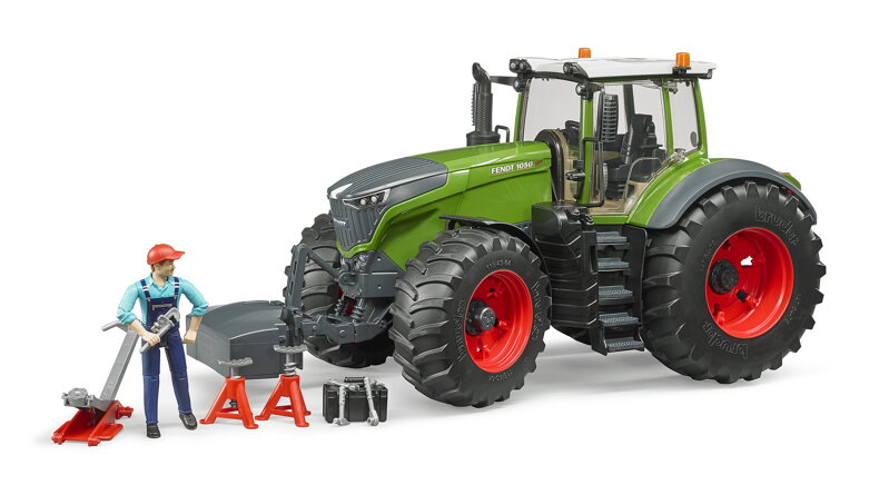 Bruder 4041 Traktor Fendt 1050 Vario + mechanik s náradím