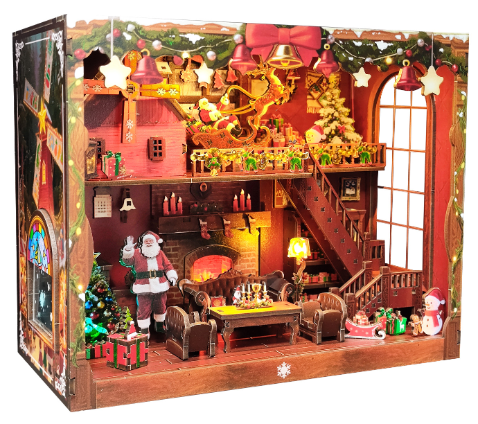 2Kids Toys Miniatúra domčeka Veselé Vianoce