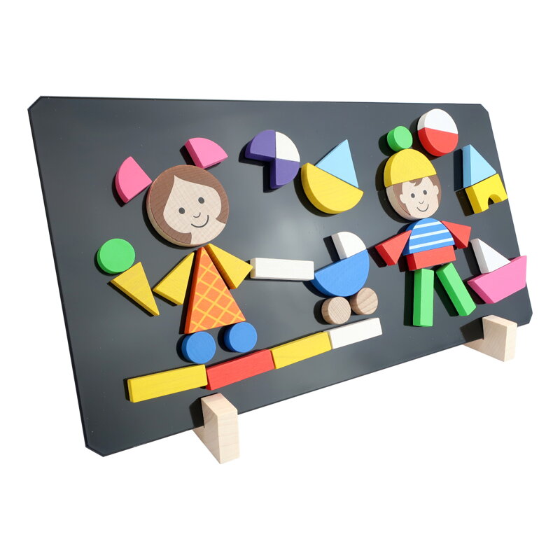 Detoa Magnetické puzzle Deti