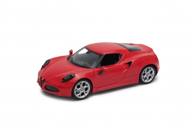 Welly - Alfa Romeo 4C model 1:34 bílá