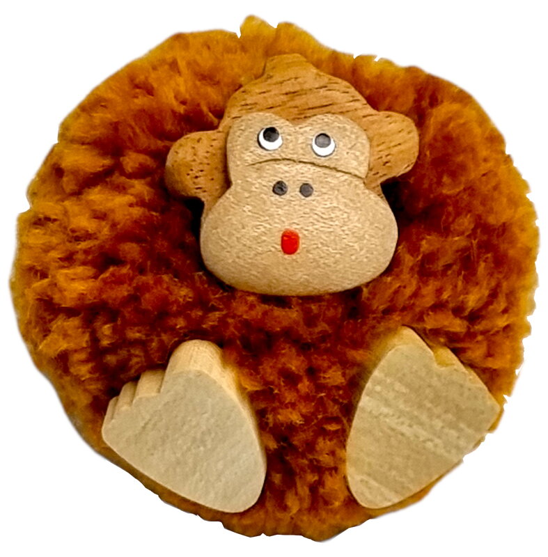 2Kids Toys Drevená magnetka veľká brmbolec Opica