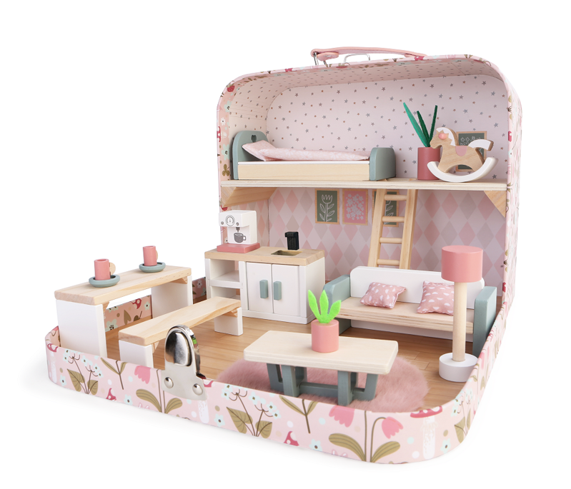 2Kids Toys Domček pre bábiky v kufríku Kuchyňa
