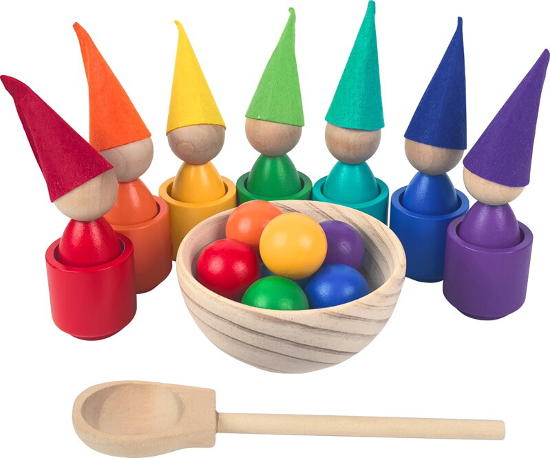 2Kids Toys Dúhové bábiky s loptičkami 7 farieb