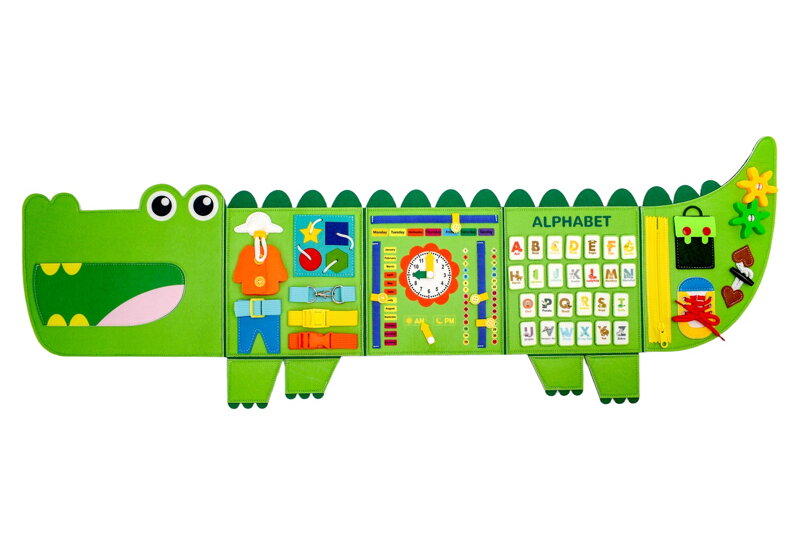 2Kids Toys Soft activity board Krokodíl