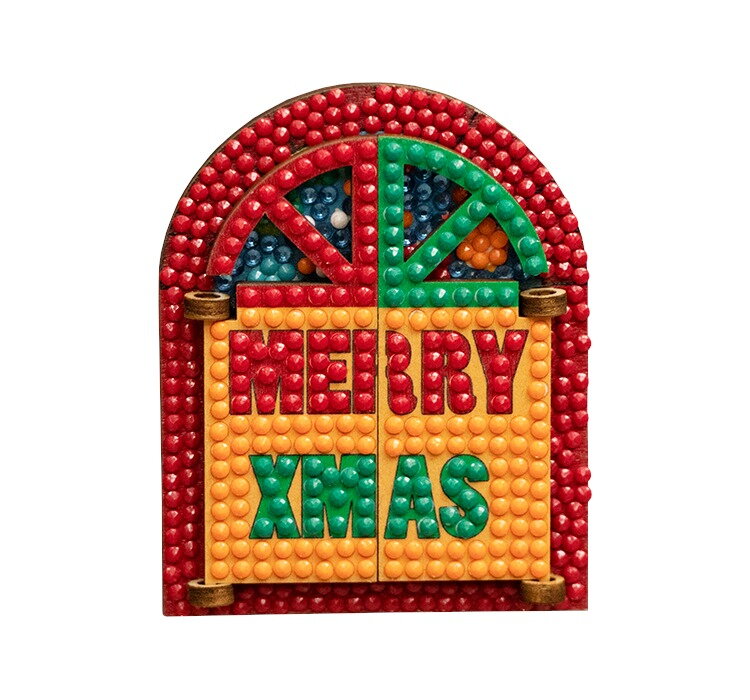 2Kids Toys Diamantové maľovanie Magnetka Okno Merry Christmas