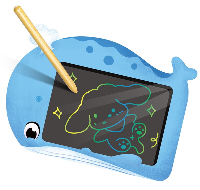 2Kids Toys Detský LCD kresliaci tablet Veľryba