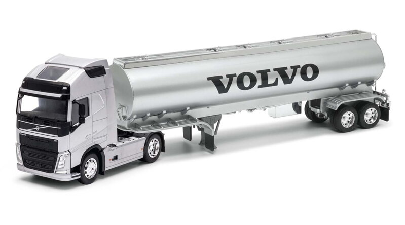 Welly VOLVO FH OIL TANKER 1:32 strieborné