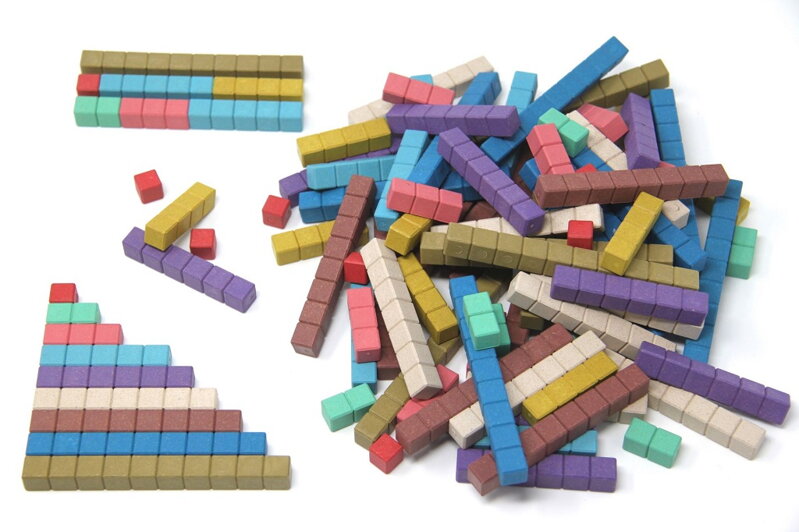 Wissner Počítacie tyčinky Montessori 10 farieb 100 ks