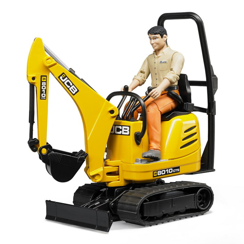 Bruder 62002 Mikrobager JCB s figúrkou