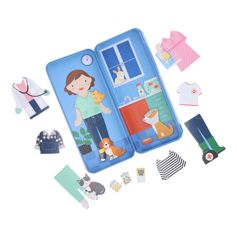 Petitcollage Magnetické puzzle Veterinárka