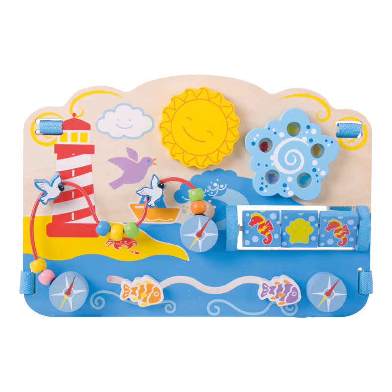 Bigjigs Toys Drevená aktívna doska More
