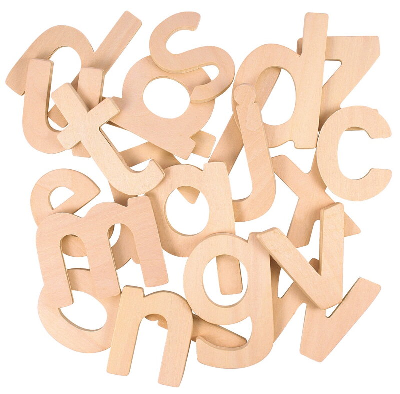 Bigjigs Toys Drevené šablóny Malá abeceda