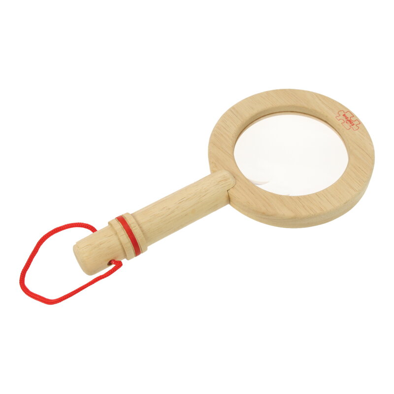 Bigjigs Toys Drevená lupa 23 cm