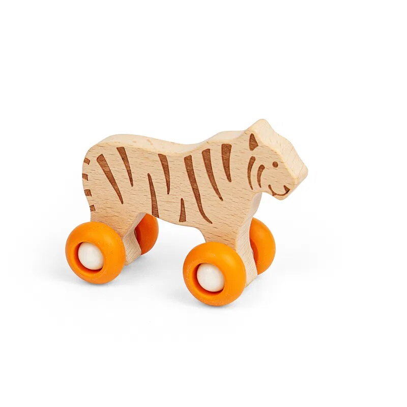 Bigjigs Toys Zvieratko na kolieskach Safari Slon