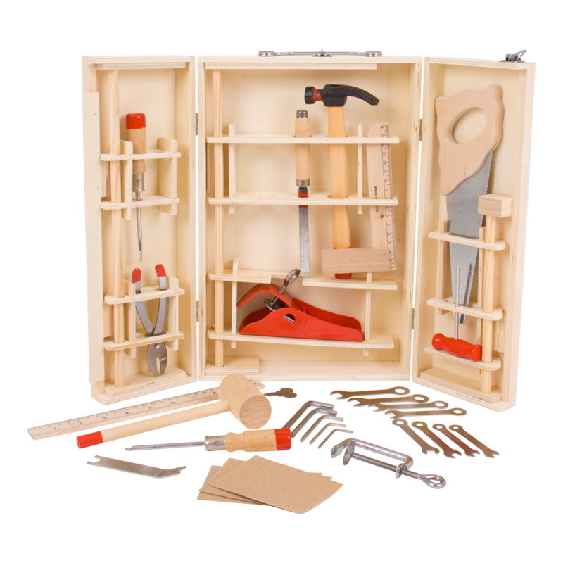 Bigjigs Toys Drevený kufrík s náradím Junior