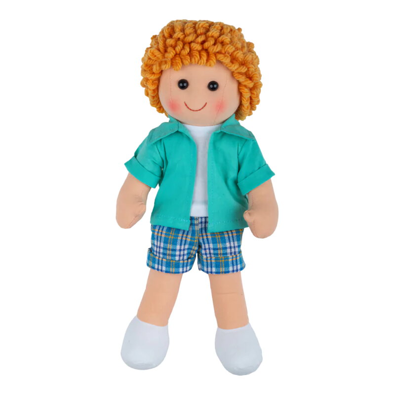 Bigjigs Toys Látková bábika Jacob - 28 cm