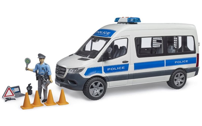 Bruder Sprinter Policajné zásahové auto - poškodený obal