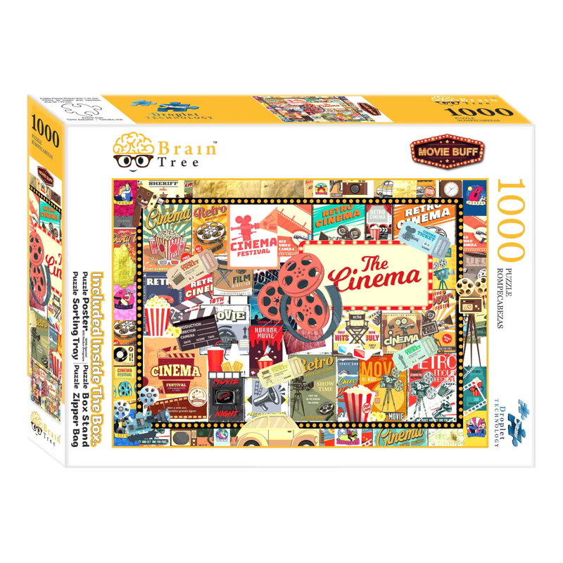 Brain Tree Puzzle Vo svete kina 1000 dielikov