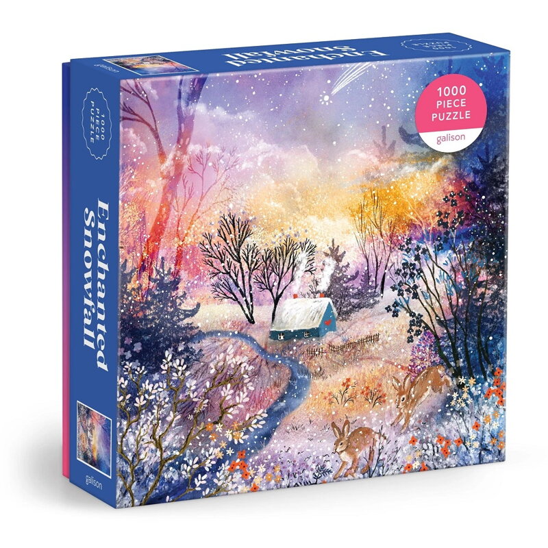 Galison Puzzle Kúzelná zasnežená krajina 1000 dielikov