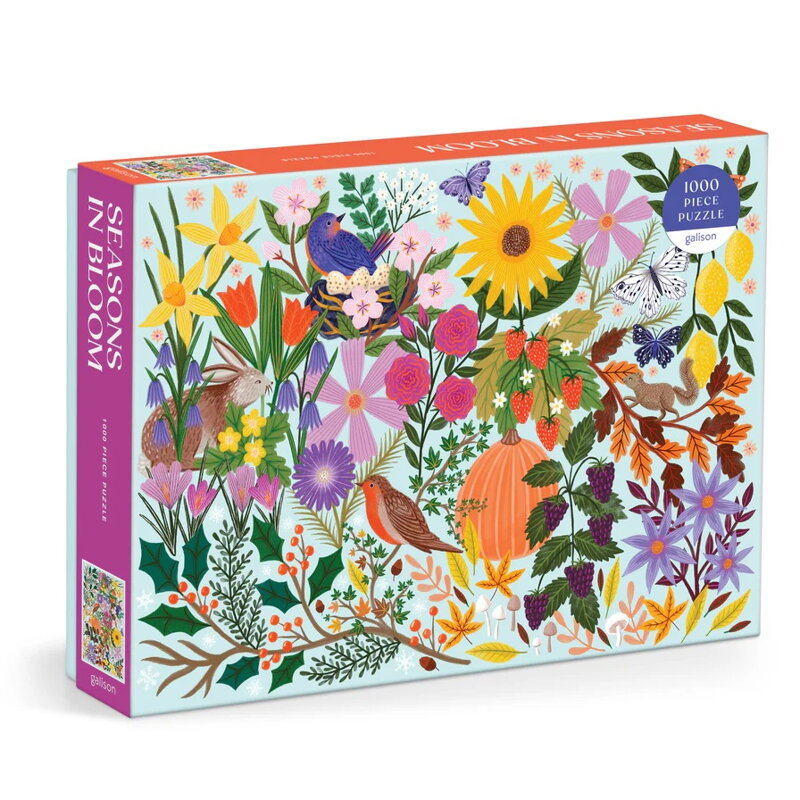 Galison Puzzle Ročné obdobie v kvetoch 1000 dielikov
