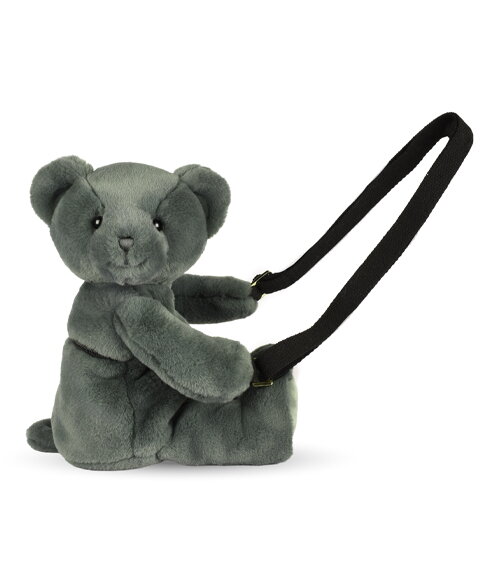 Doudou Plyšová taška cez rameno Medvedík khaki 30 cm