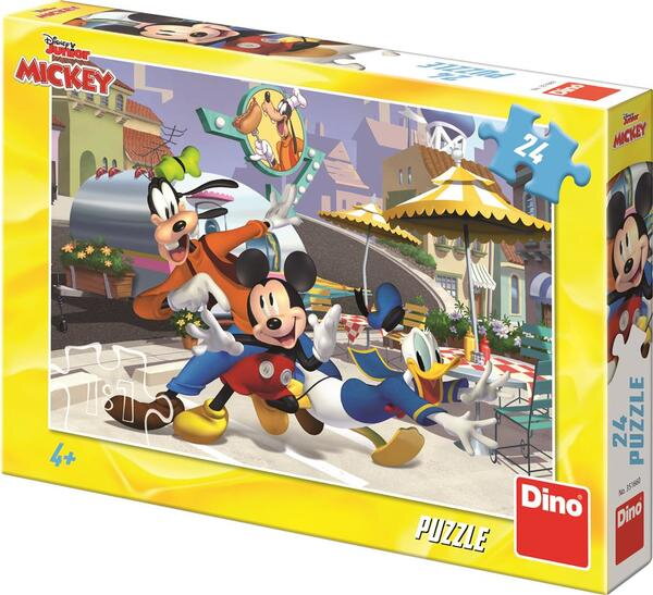 Dino Puzzle Mickey a kamaráti 24 ks