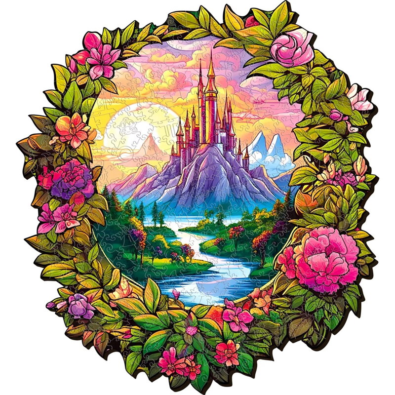 EscapeWelt Drevené puzzle Kúzelný les 200 dielikov