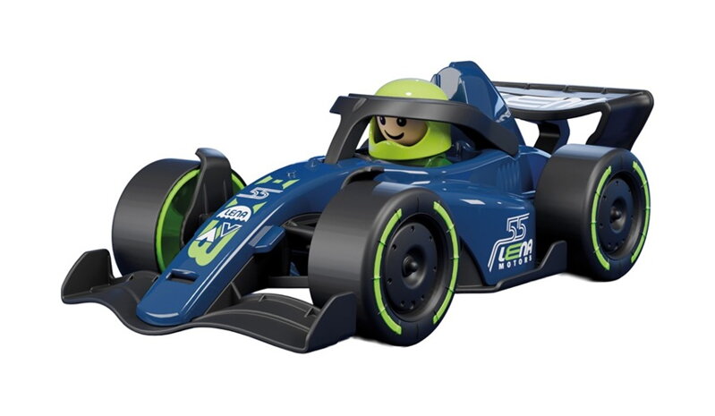 Lena Závodné auto Formule tmavomodré