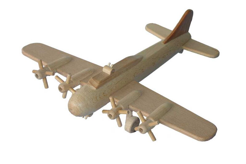 Ceeda Cavity Drevené lietadlo Bombardér B17 veľký