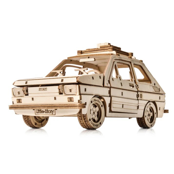 Little Story 3D drevená skladačka FSO Fiat 126p