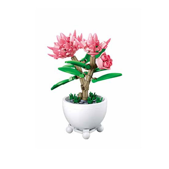 Sluban Flowers M38-B1075C Tropická rastlina v kvetináči