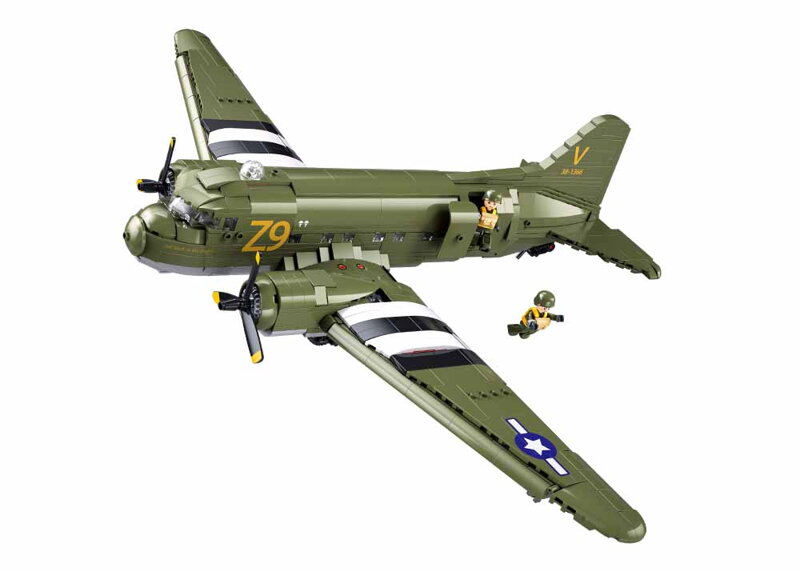 Sluban M38-B1366 Transportné lietadlo Douglas C-47