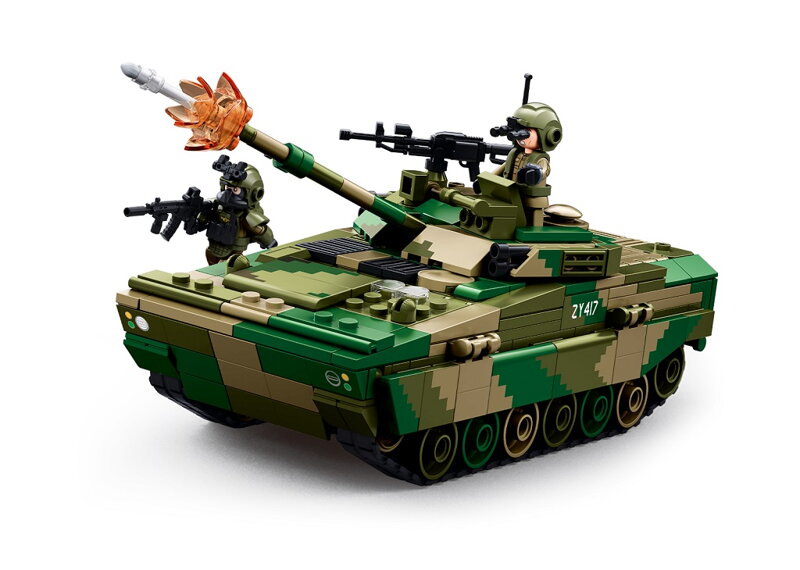 Sluban Army M38-B1592 Bojové vozidlo pechoty ZBD-04AS v mierke 1:44