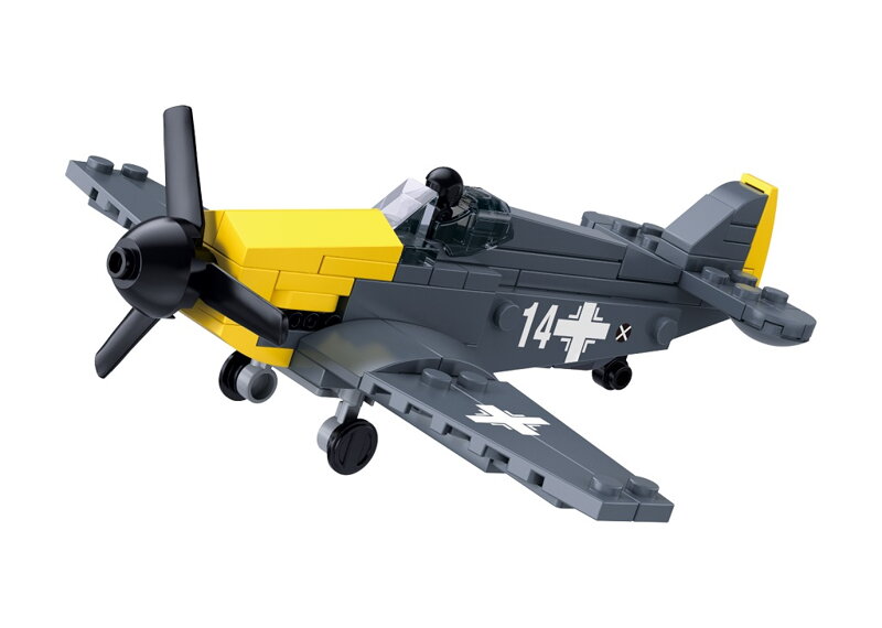 Sluban Model Bricks M38-B1617E Stíhacie lietadlo BF 109 v mierke 1:72