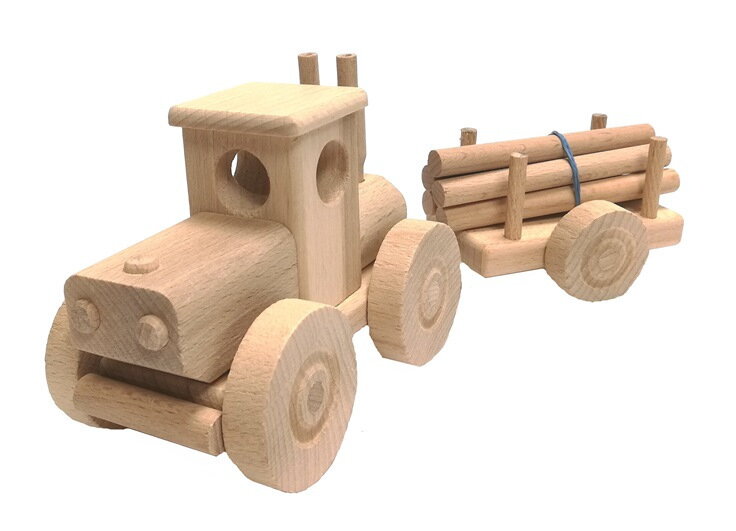 Ceeda Cavity Drevený veľký traktor s nákladom