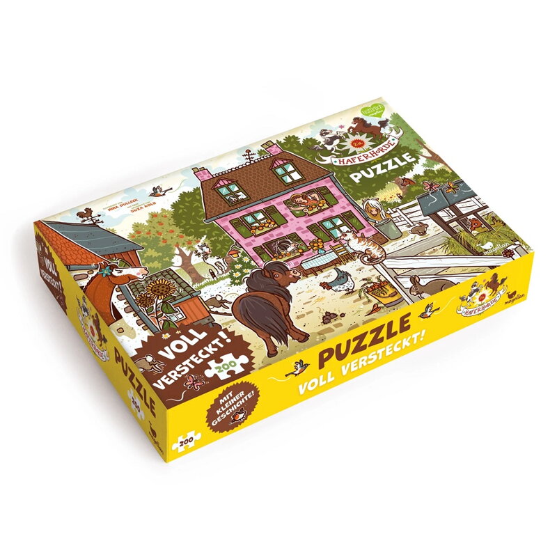 Puzzle Ovsená partia Hľadaj a nájdi 200 dielov