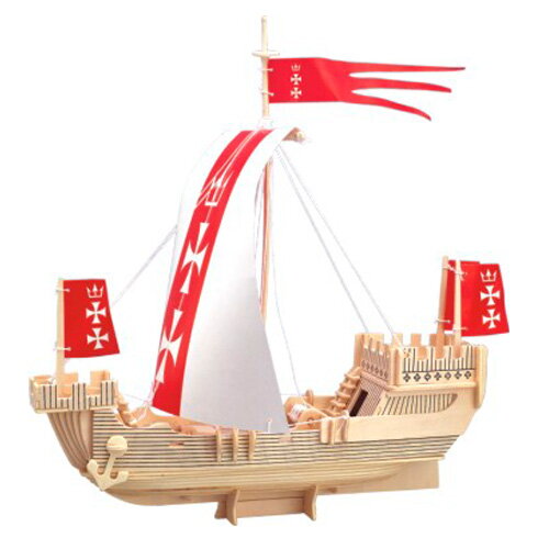 Woodcraft Drevené 3D puzzle Loď Koga P129