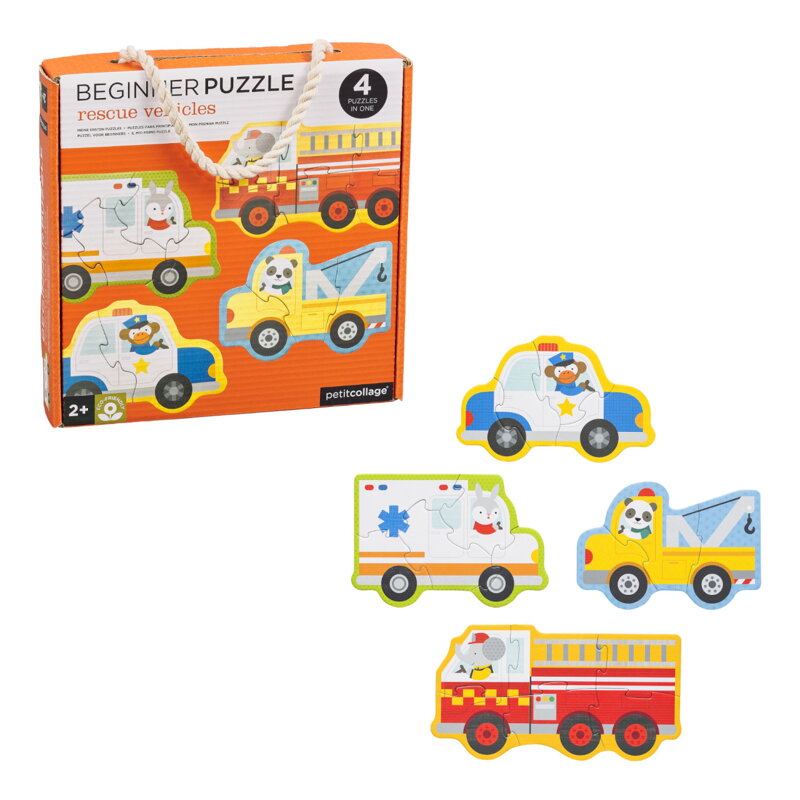 Petitcollage Puzzle pre najmenších Záchranné vozidlá